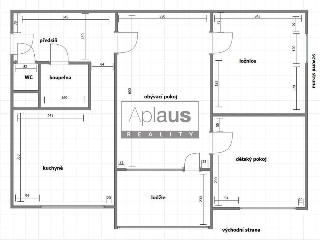 Prodej bytu 3+1, OV, 79 m2, ul. Plzeňská - České Budějovice